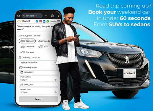 Rent a Car in Dubai with CarStreet